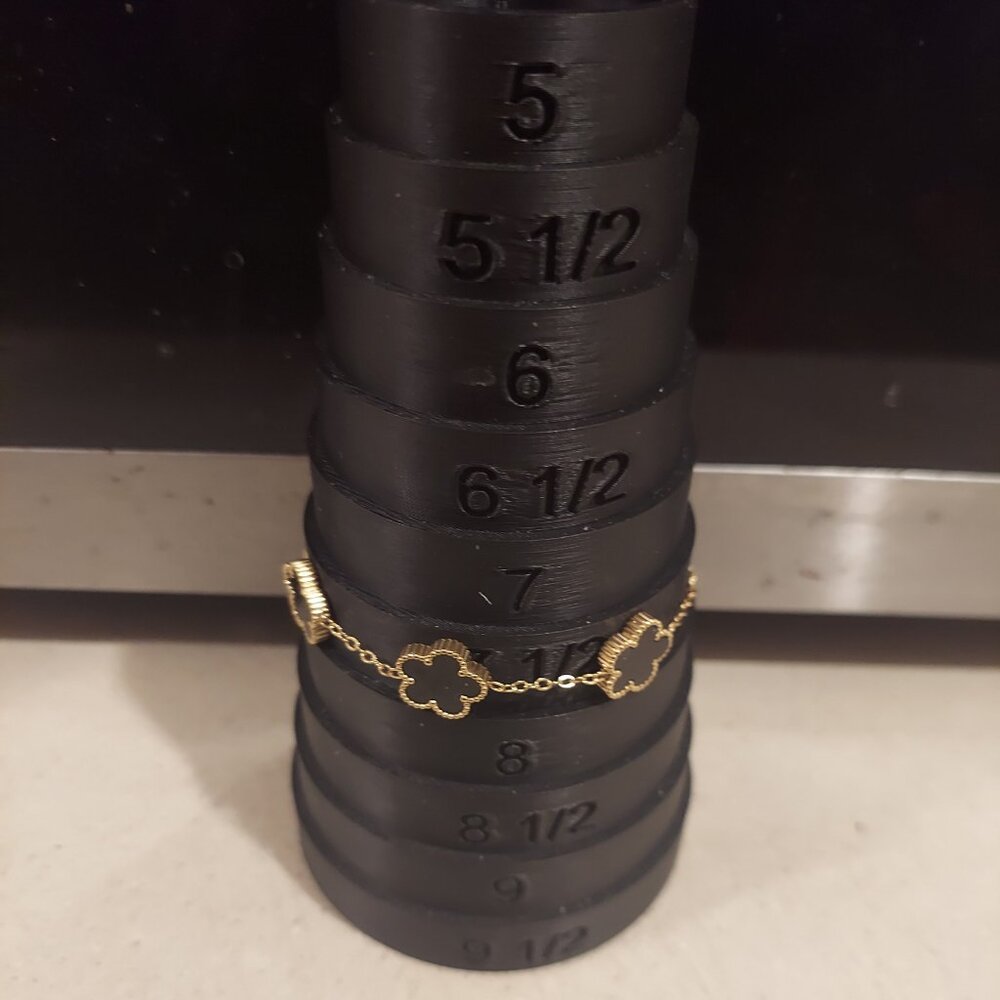 Double Sided 5 Leaf Clover Bracelet